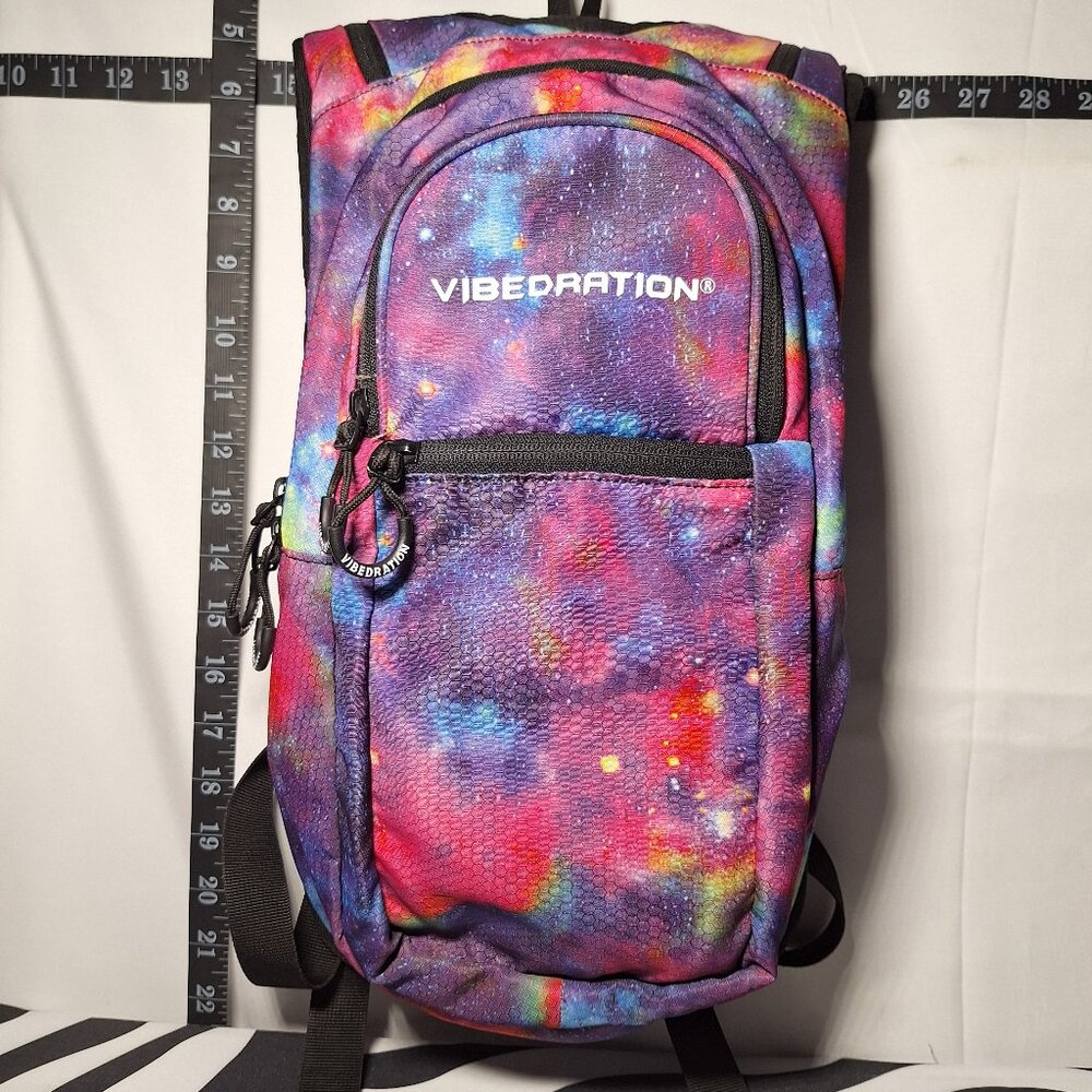 Vibedration Hydration Backpack w/o bladder - purple red galaxy - Used